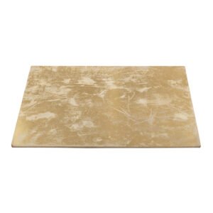 Plain Pinewood Gold Finish Platter - 5mm