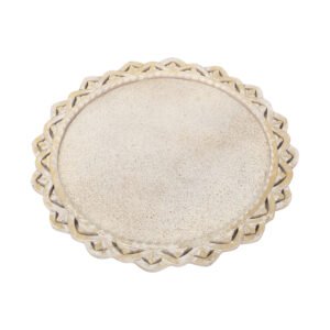 Round Laser Cut Platter - 14 inches