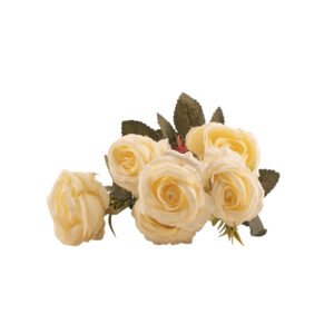 Off-White Roses Flower Bunch