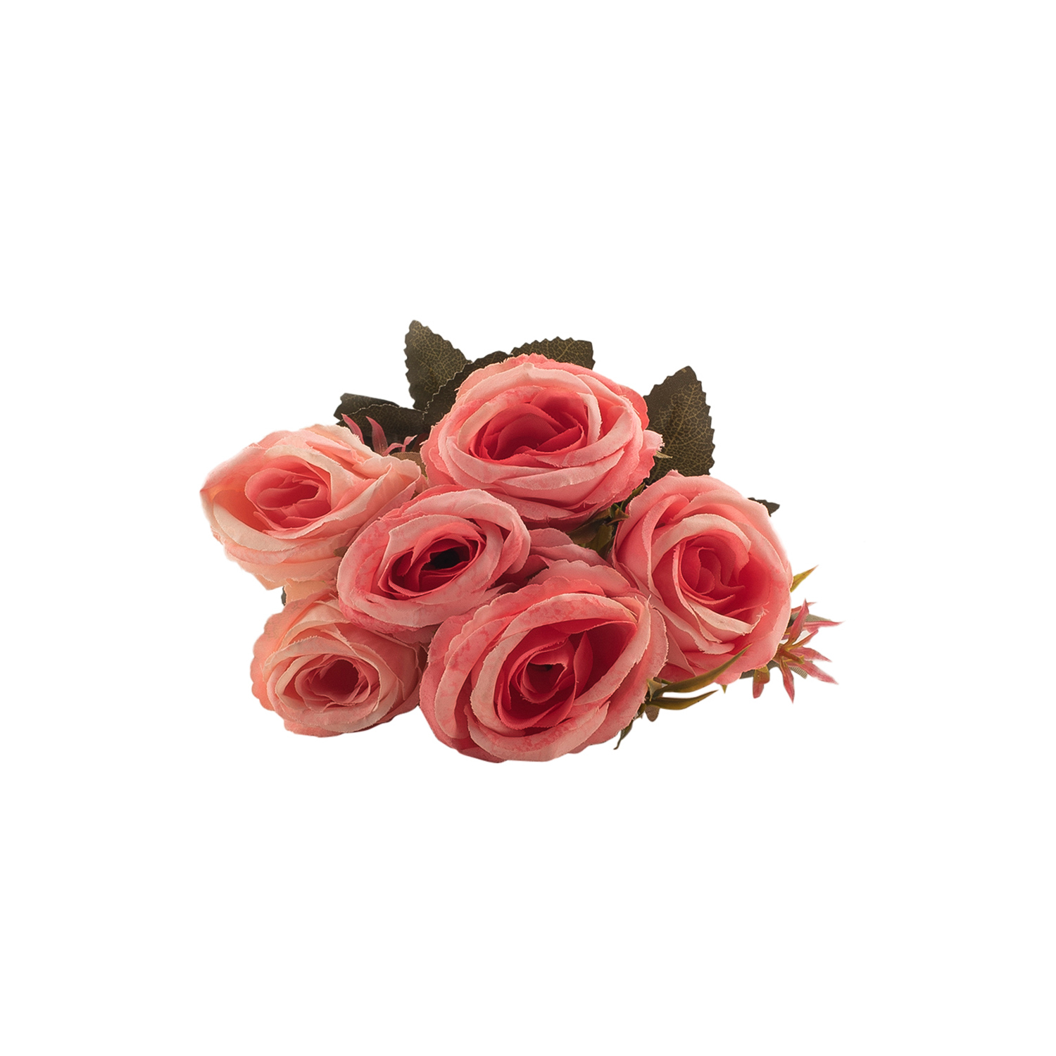 Pink Roses Flowers Bunch