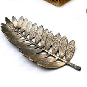 Leaf Platter - Golden